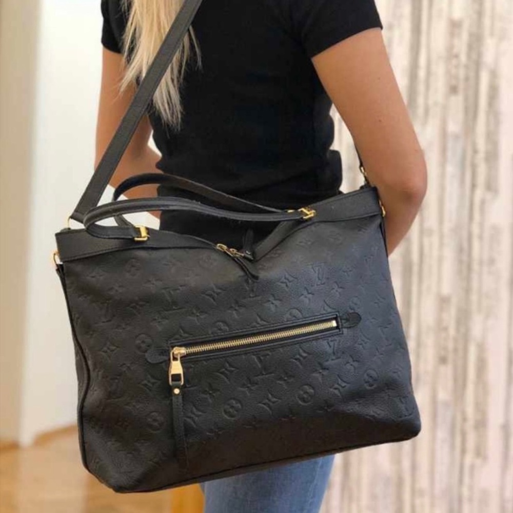 Louis Vuitton Bastille Black Monogram Empreinte MM